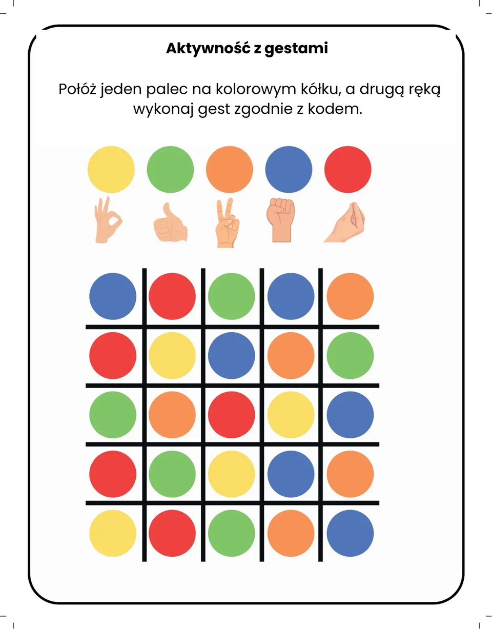 Zabawa z gestami